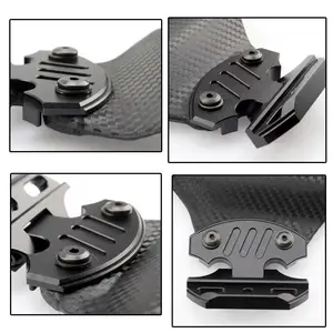 Adjustable carbon fiber style Side spoiler, fairing with rearview mirrors, Honda, Kawasaki, Suzuki, BMW, Yamaha, Par 10 Main Sales Honda Lead Careage - №1