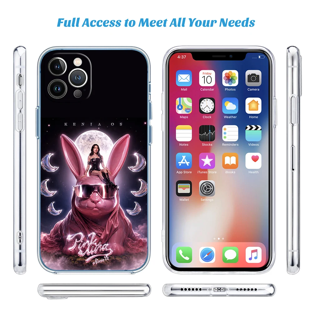 Kenia Os Transparent Phone Case for Motorola G40 G04 G05 One Ace Action  Fusion Plus Hyper Macro Vision Zoom view 6
