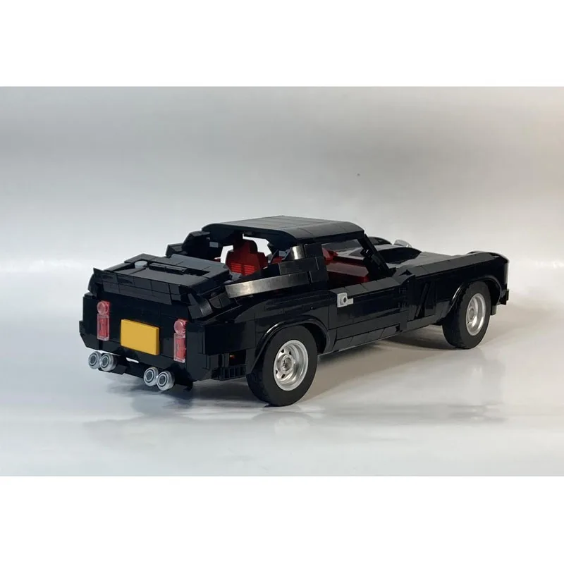 MOC-152054 Black New City Sports Supercar Racing Building Block Model 1009 Parts MOC Creative Boys Children Birthday Toy Gift
