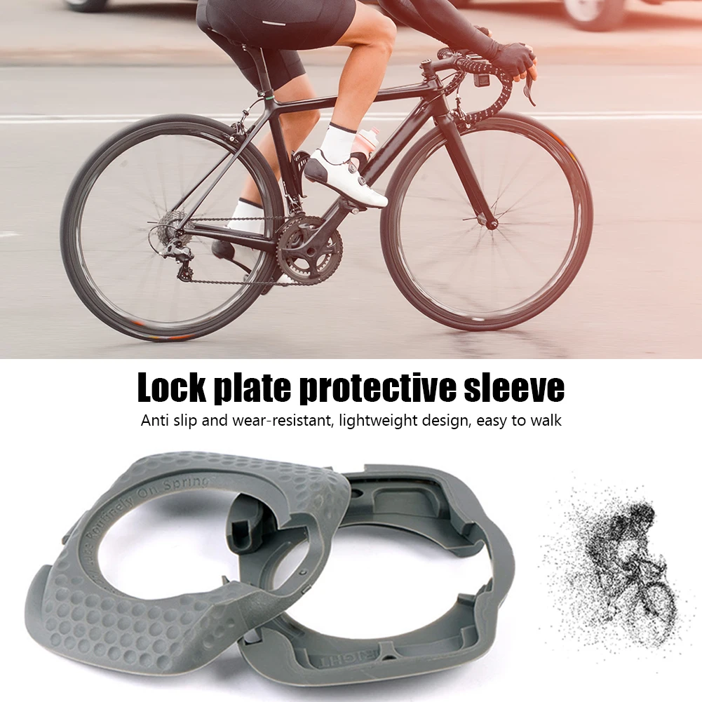 

Защитный чехол для велосипедных педалей, резиновая защитная крышка для велосипедного замка, быстросъемный противоскользящий чехол для SpeedPlay Zero Aero