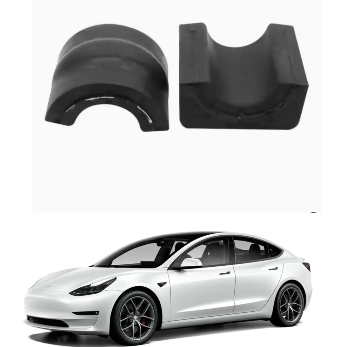 

For Tesla Model 3/Y chassis front and rear suspension balance bar stability bar rubber sleeve cushion rubber pad 1144383 1044041