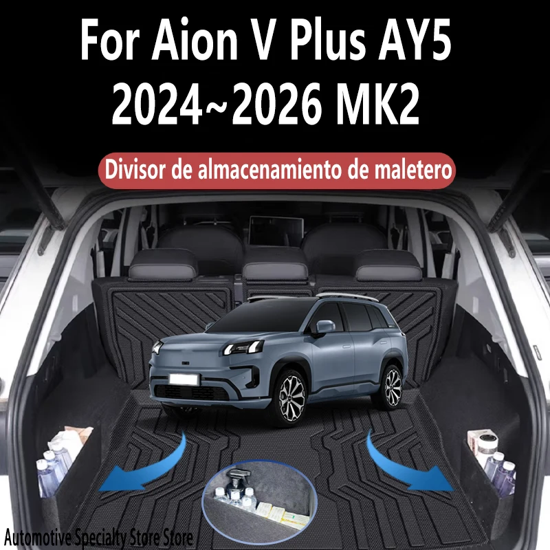 

For Aion V Plus AY5 2024~2026 25 MK2 Multifunction Trunk Storage Partition Storage Auto Interior Parts Organizer Car Accessories
