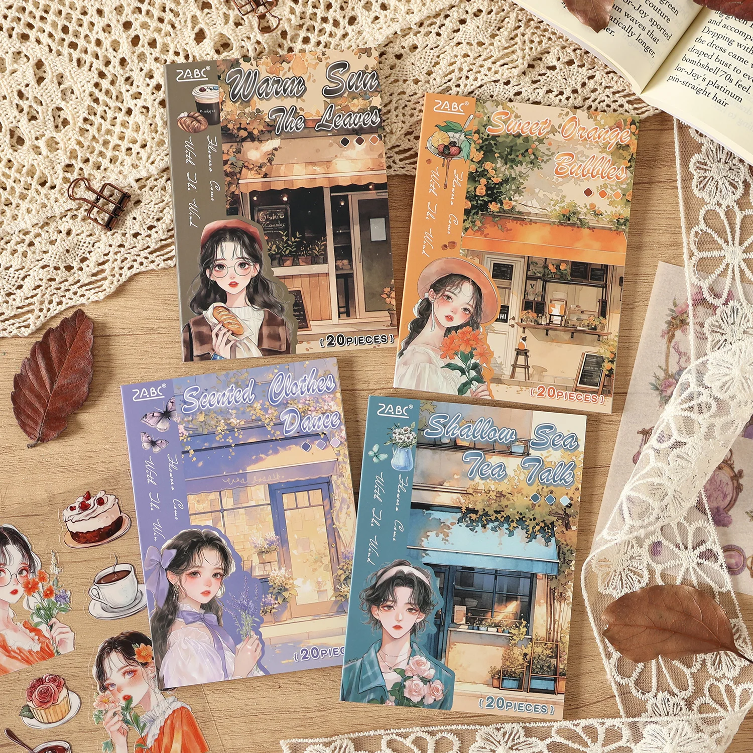 

20 шт./книга, набор наклеек с японскими традиционными героями мультфильмов, блестящая матовая глянцевая отделка, школьные канцелярские принадлежности