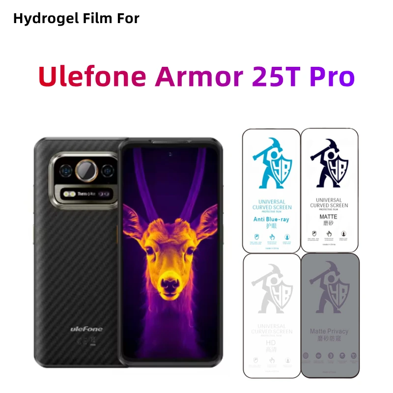 

2 шт. матовая гидрогелевая пленка для Ulefone Armor 25T Pro HD Защитная пленка для экрана для Ulefone Armor 25T Pro Eye Care Privacy Matte Protect