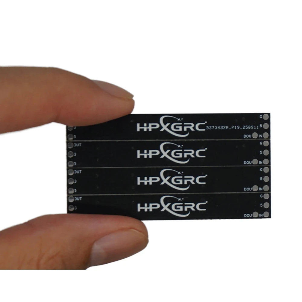 

4 шт. 4 шт. HGLRC RGB2020 LED MINI 38 мм / LITE 50 мм - 20 светодиодных бусин 50X6,5X5 мм для радиоуправляемых самолетов и FPV дронов для фристайла