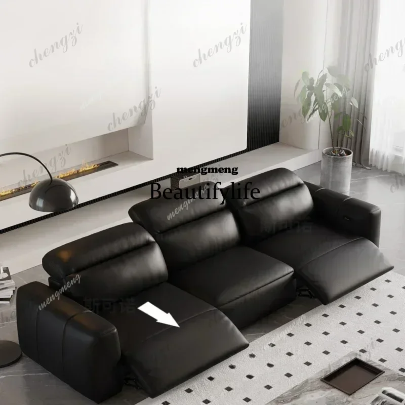 

d5556 Ergonomic New Arrival Sofas Luxury Relax Reclining Designer Modern Sofas Leather Italian Designer Modern Divano Hotel Furn