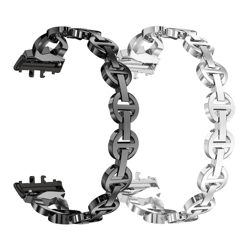

Diamond Watchband For Samsung Galaxy Fit 3 Watch Strap For samsung galaxy fit 3 Band For Galaxy Fit3 Metal Bracelet Correa reloj