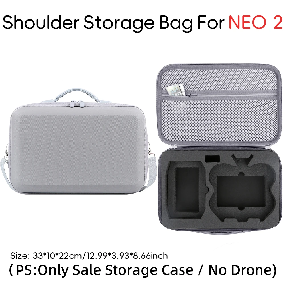 

Carrying Case for DJI Neo2 Fly More Combo Portable EVA Storage Bag for RC-N3 Remote Controller 4 Battery Charging Hub