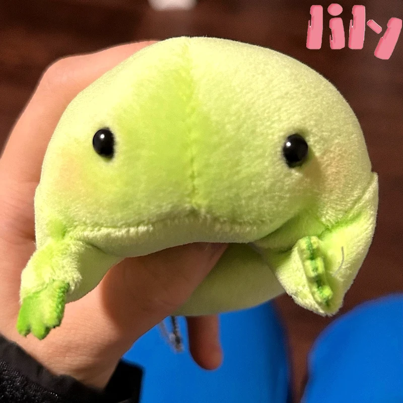 Lindo juguete de peluche de rana sandía de piel Original, exprimidor y descompresión creativo, cómodo y divertido, regalo de juguete de muñeca Xigua