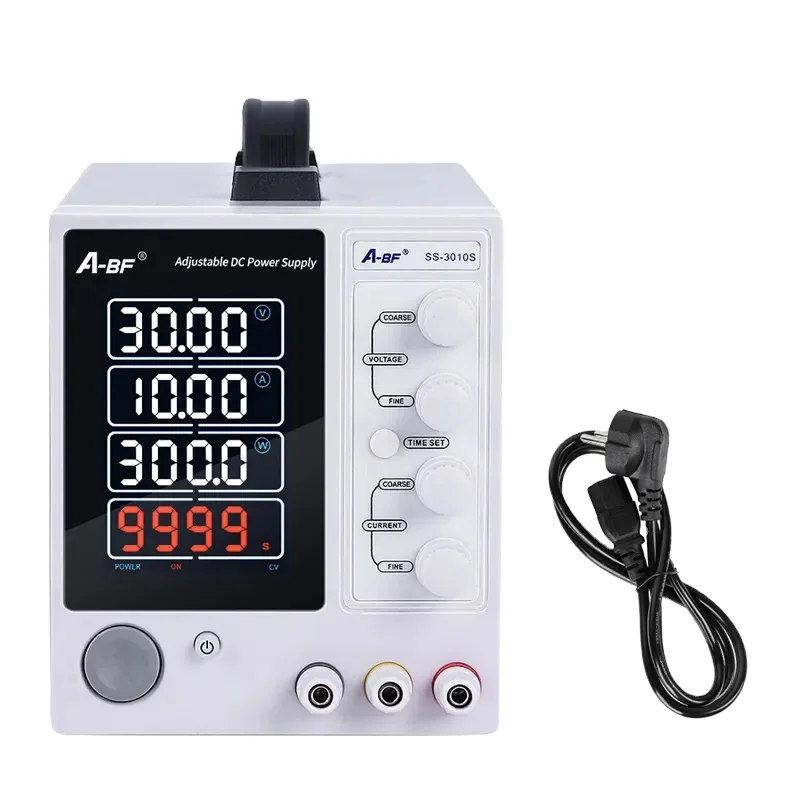 A-BF DC Regulator Power Supply Unit Adjustable Laboratory Power Current Voltage Switching Bench Source 30V 60V 10A