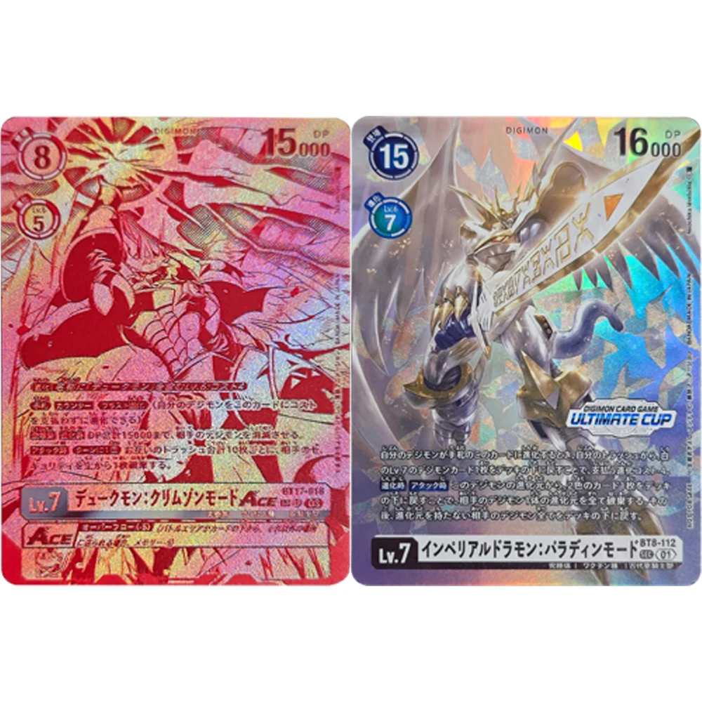

Anime Collection Card Digimon Card Gallantmon Crimson Mode ACE BT17-018 SP SR Parallel Red Japanese Textured Child Gifts Toy