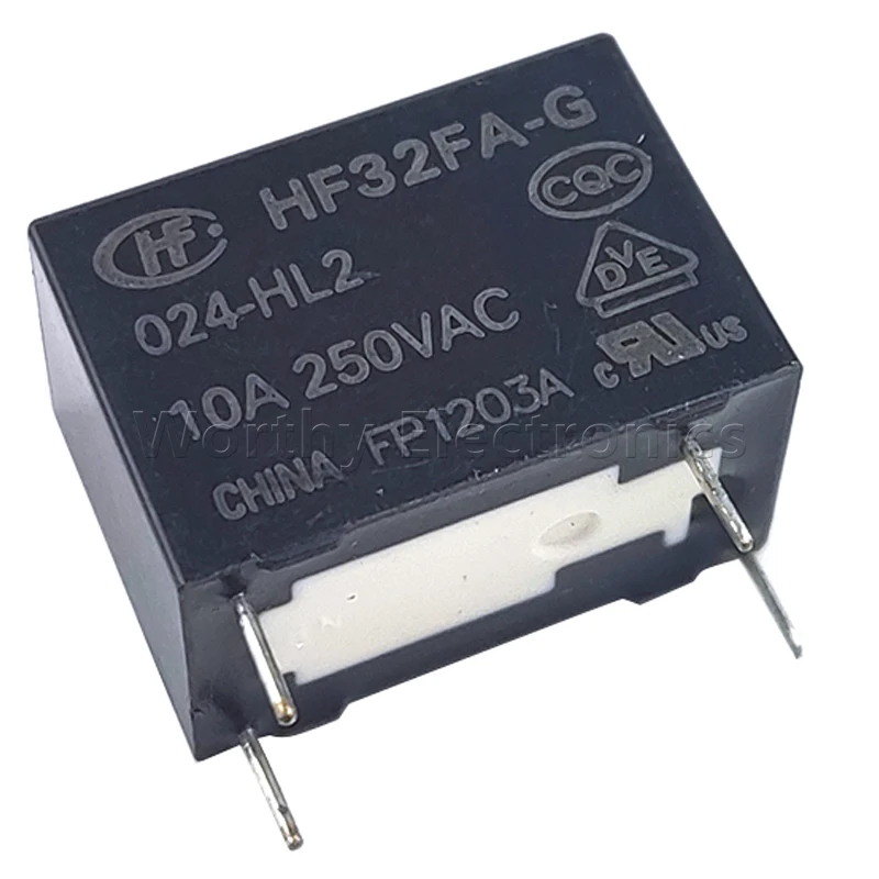 Gratis Pengiriman 10 Pcs/lot High Quality Control Relay Relay HF32FA-G-012-HSL1 12V HF32FA-G-024-HL2 24V 10A 4PIN