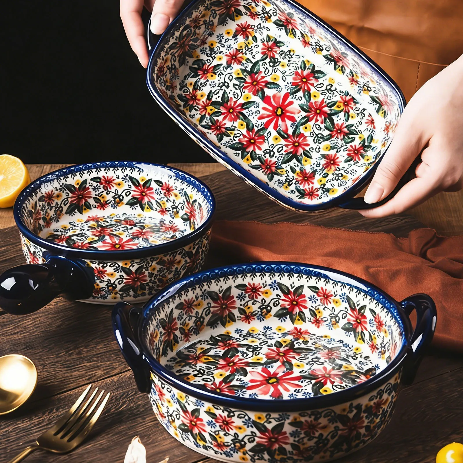 1 buah, Nampan Kue Keramik Ber - Kitchen Baking Must Haves ulasan dan harga