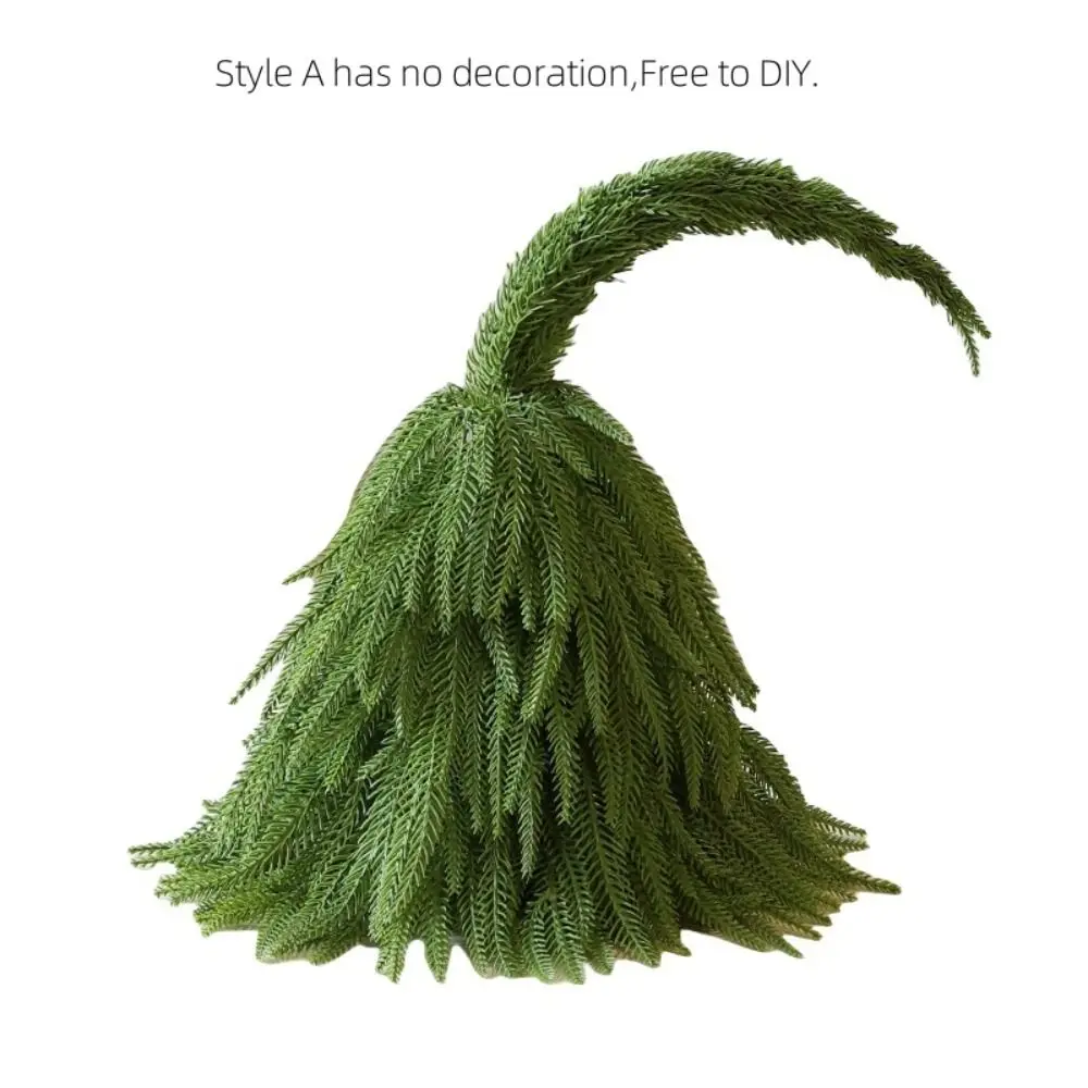 

Crooked Neck Christmas Tree Ornaments Cute Tower Shaped Mini Christmas Tree Reusable with Pendant Mini Snow Pine Tree Hotel