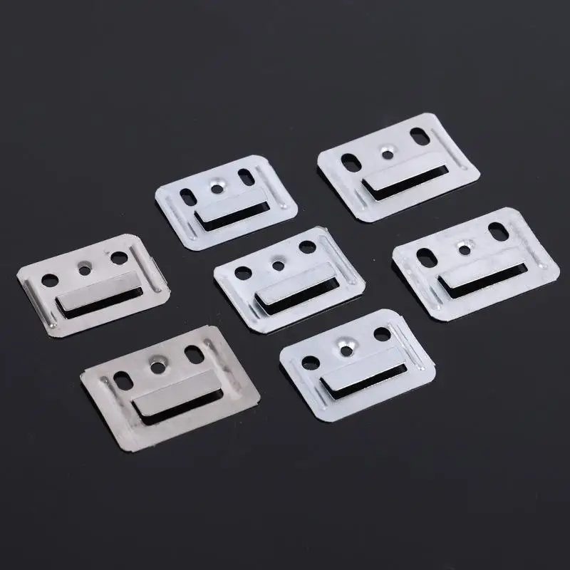 100Pcs WPC Wall Panel Clips Metal Clip For Wpc Wall And Ceiling Fluted Cladding Clip Only Indoor And Outdoor Various Sizes
