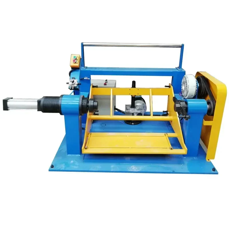 630 active pay-off rewinding machine, winding machine, assembly line with storage line reel winding pneumatic supporting storage