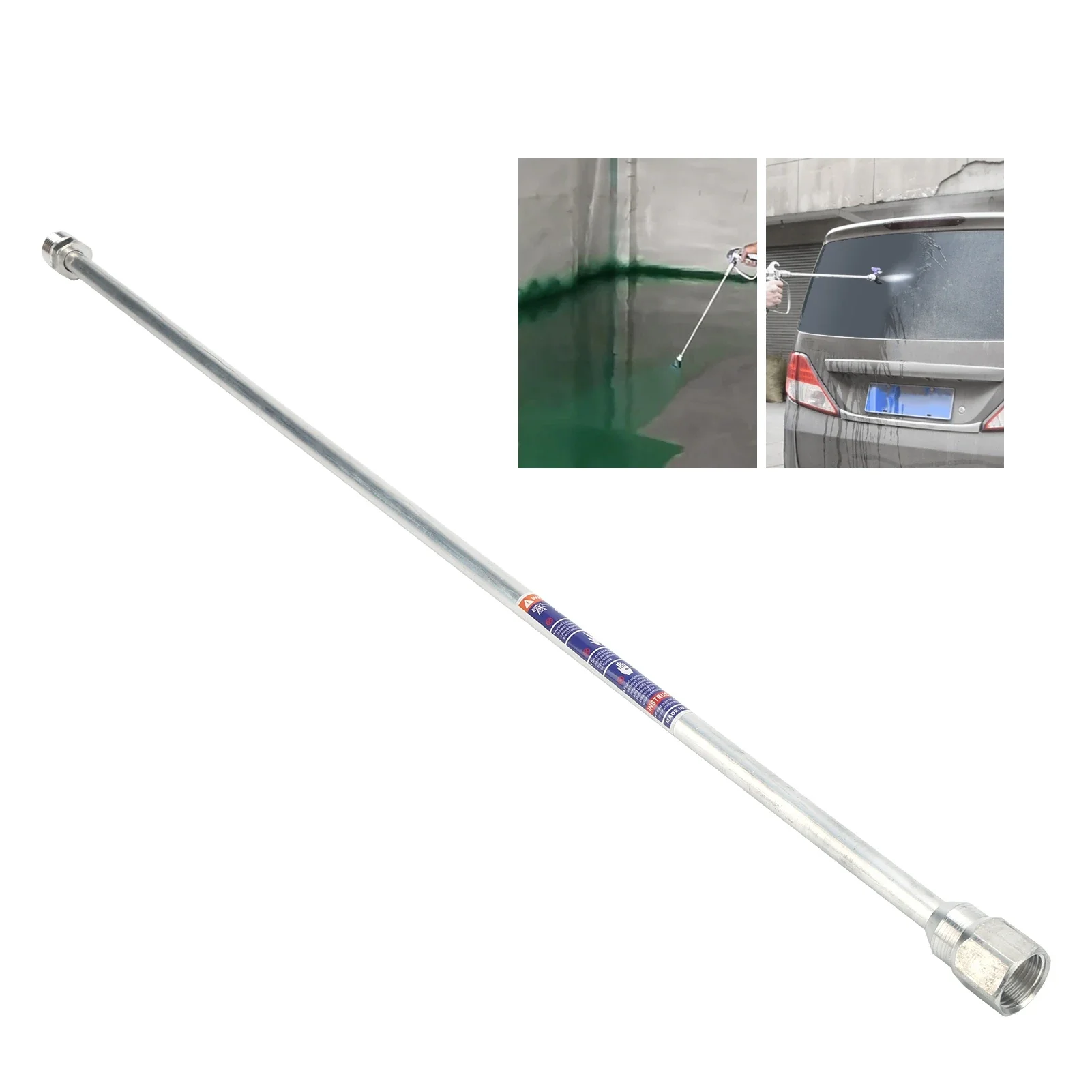 75cm Sprayer Gun Extension Rod Universal Paint Spray Gun Tip Extension Pole Rod Manual Tool Hardware Supplies For Painting Work
