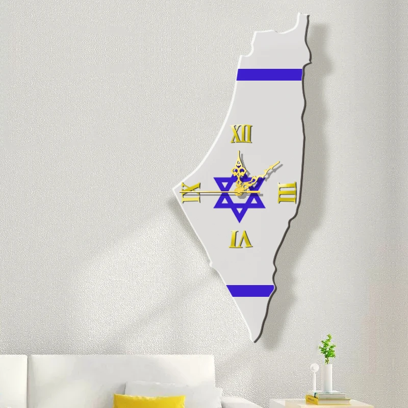 Istael ساعة حائط كبيرة تصميم حديث ساعات حائط معدنية فاخرة ساعات ديكور منزلي ذاتي الصنع غرفة المعيشة الصامتة Orologi Da Parete هدية
