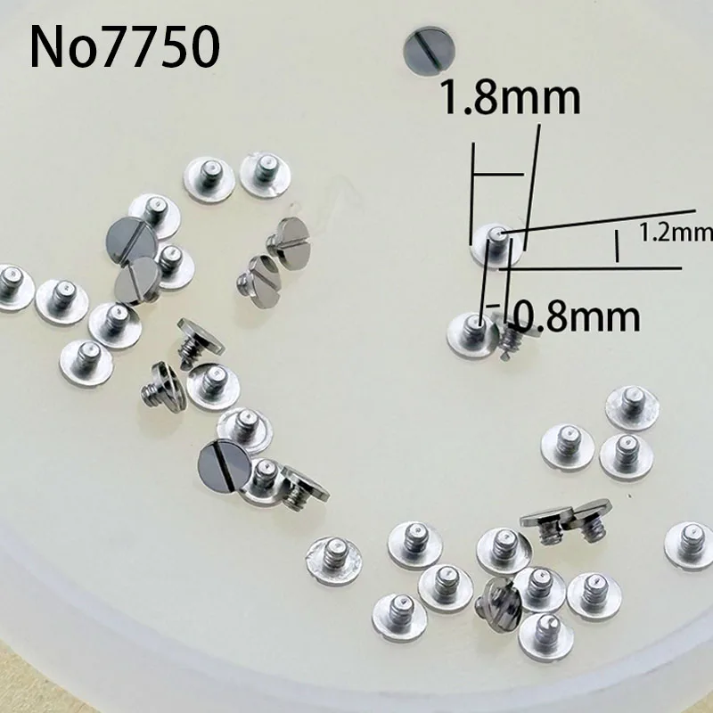 Watch accessories movement movement screws high polished screws precision screws 7750 automatic hammer