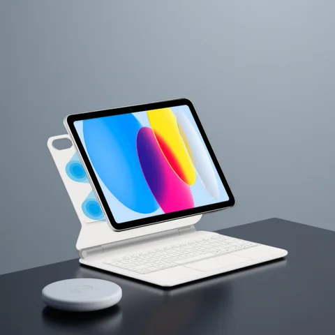 Clavier magique pour iPad Pro 11 12.9 Air 4 Air 5 pour iPad 10e génération Pro 12.9 6e 5e 4e 3e génération, étui magnétique intelligent