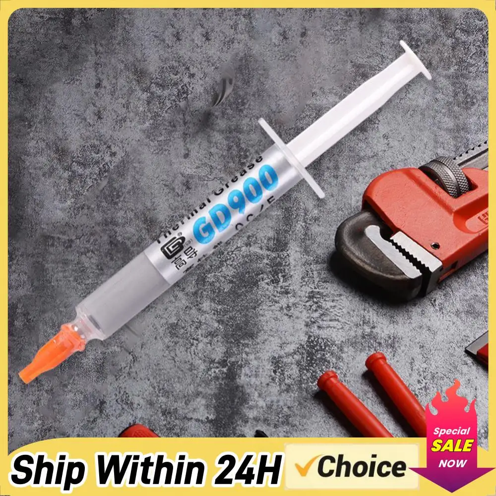 

Термопаста GD900, 3 грамма, силиконовая, для ПК/CPU/GPU/LED