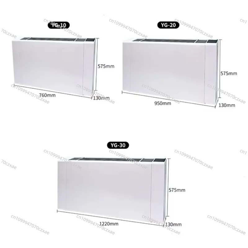 Ultra-thin Fan Coil Cold Water Wall-mounted Water Circulation Fcu Fan Coil Unit for Heating and Cooling