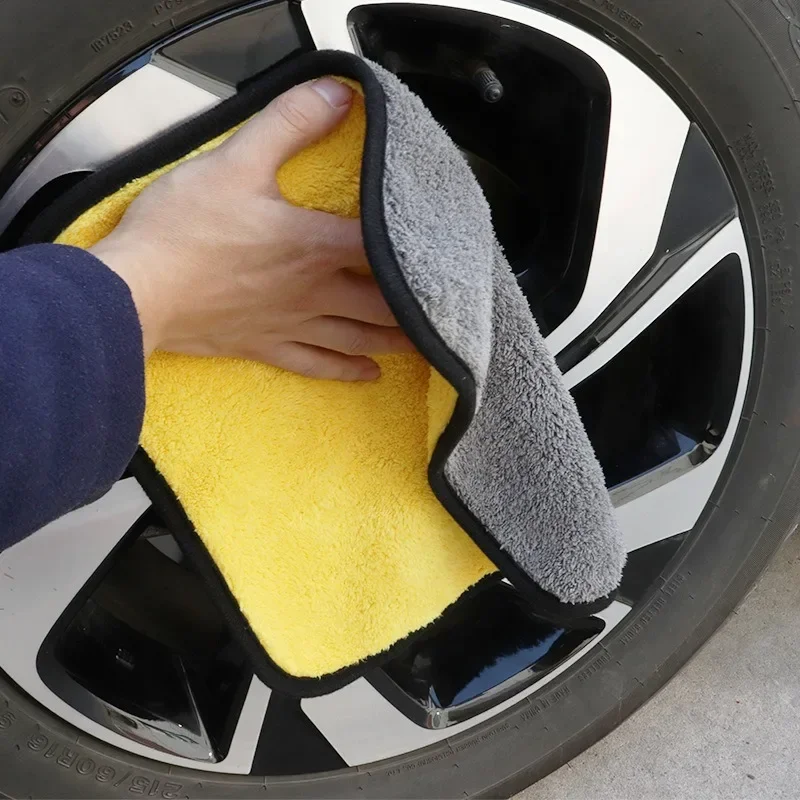 5PCs Microfiber Towel Thicken Car Wash Cloth Car Detailing Washing Cloth Colorful Car Washing Cloth Auto Cleaning Accessories