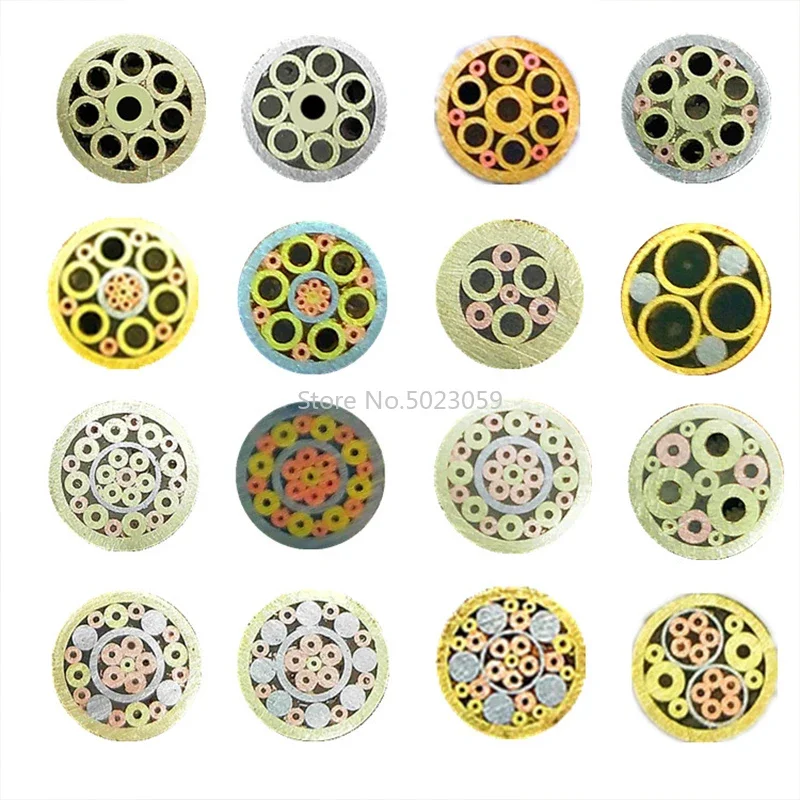 Rivets à broche en mosaïque de 6mm pour vis à manche de couteau, Rivets en laiton pour mosaïques, tube en acier pour ongles, plus de conception, style exquis, longueur 90mm