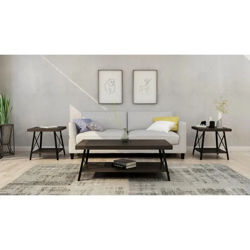 Brown Coffee Table - Modern Living Room Furniture, Stylish Design, Durable and Elegant