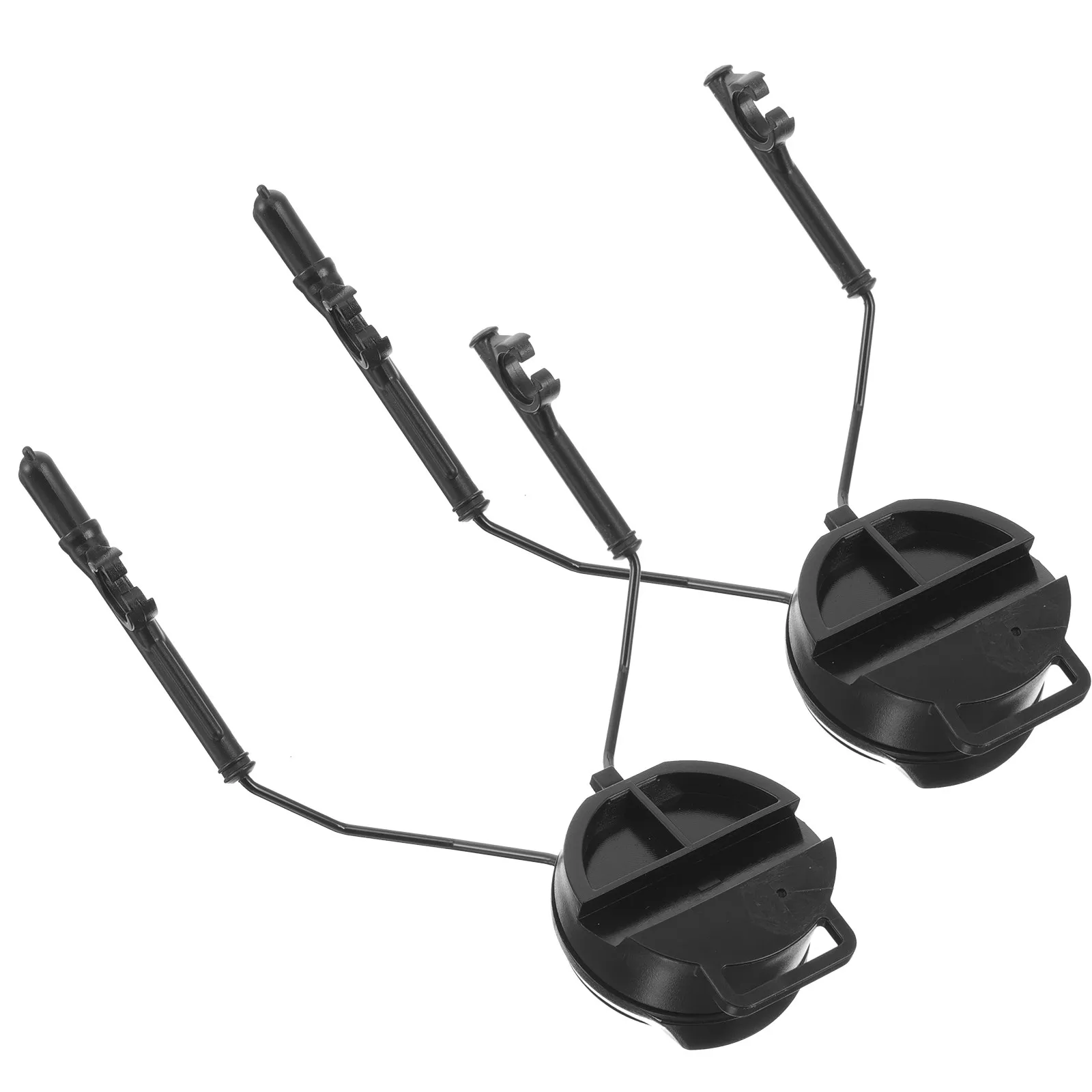 1Pair Headphone Hanger Multifunctional Rail Adapter Desktop Holder Outdoor Suspension Rack Portable Headphone Accessory