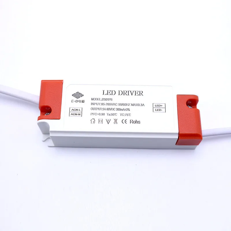 

LED Driver (18-25)*1W power supply DC54-90V 300mA for celling Led lights Downlights non-watertight AC85-265V 5pcs