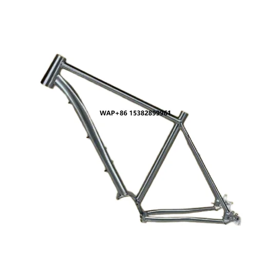 

High Strength Lightweight Gr9 Ti3Al2.5V Titanium CNC Machined Bicycle Frame Road MTB Gravel Bike Custom Size Customized Painting