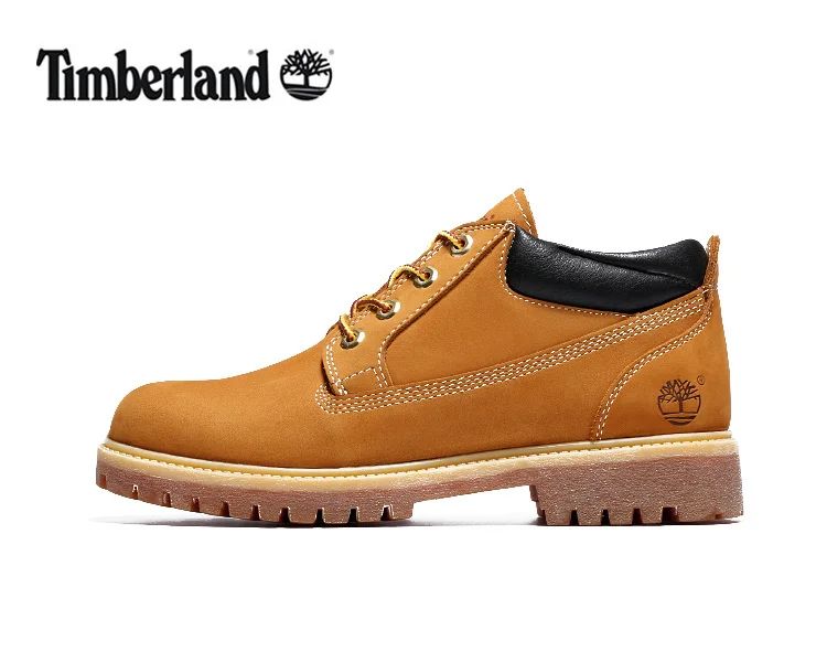 TIMBERLAND Original Classic 73538 100% Waterproof Men Women None-Slip Outdoor Hiking Shoes Genuine Leather Low-Top Footwear