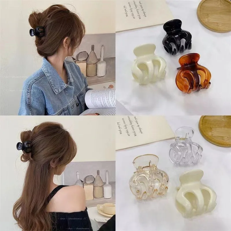 1/5 Stück Einfache Kürbis-Haarspange für Frauen, Elegante Alltags-Haarclip, Modische Mädchen-Haarklammer, Haaraccessoires – Detail 6