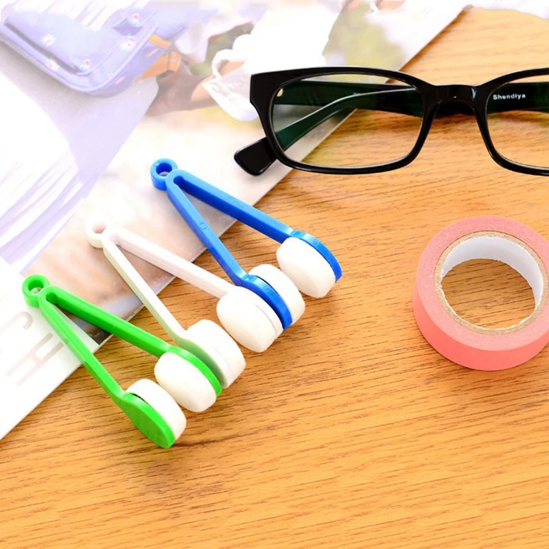 5pcs Portable Multifunctional Glasses Cleaning Brushes, Soft Microfiber Cleaning Cloth, Scratch-free Lens Cleaner