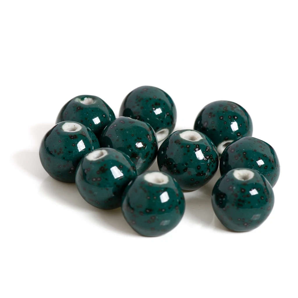 16-17mm 10pcs Big Quality Ceramic Beads Not Wooden  Porcelain Bead For Jewelry Making #A112A