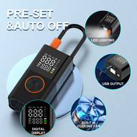 Mini Car Air Compressor 12V 150PSI Portable Car Tire Inflator Smart Digital Inflatable Pump For Car Bicycle Boat Air Pump