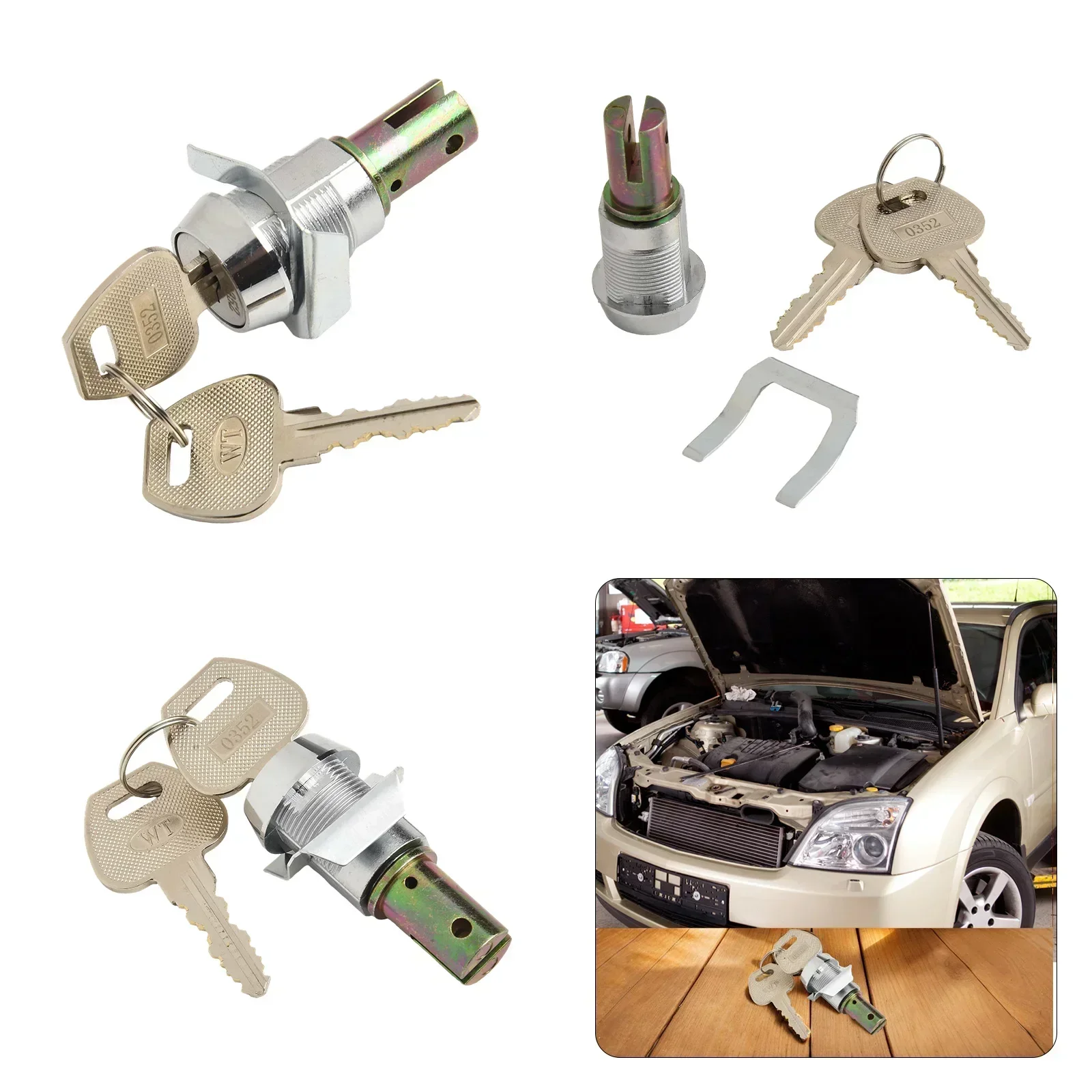 Sleek Security Solution Robust Zinc Alloy Construction Suitable as a Reliable Accessory in Various Settings Including Workshops
