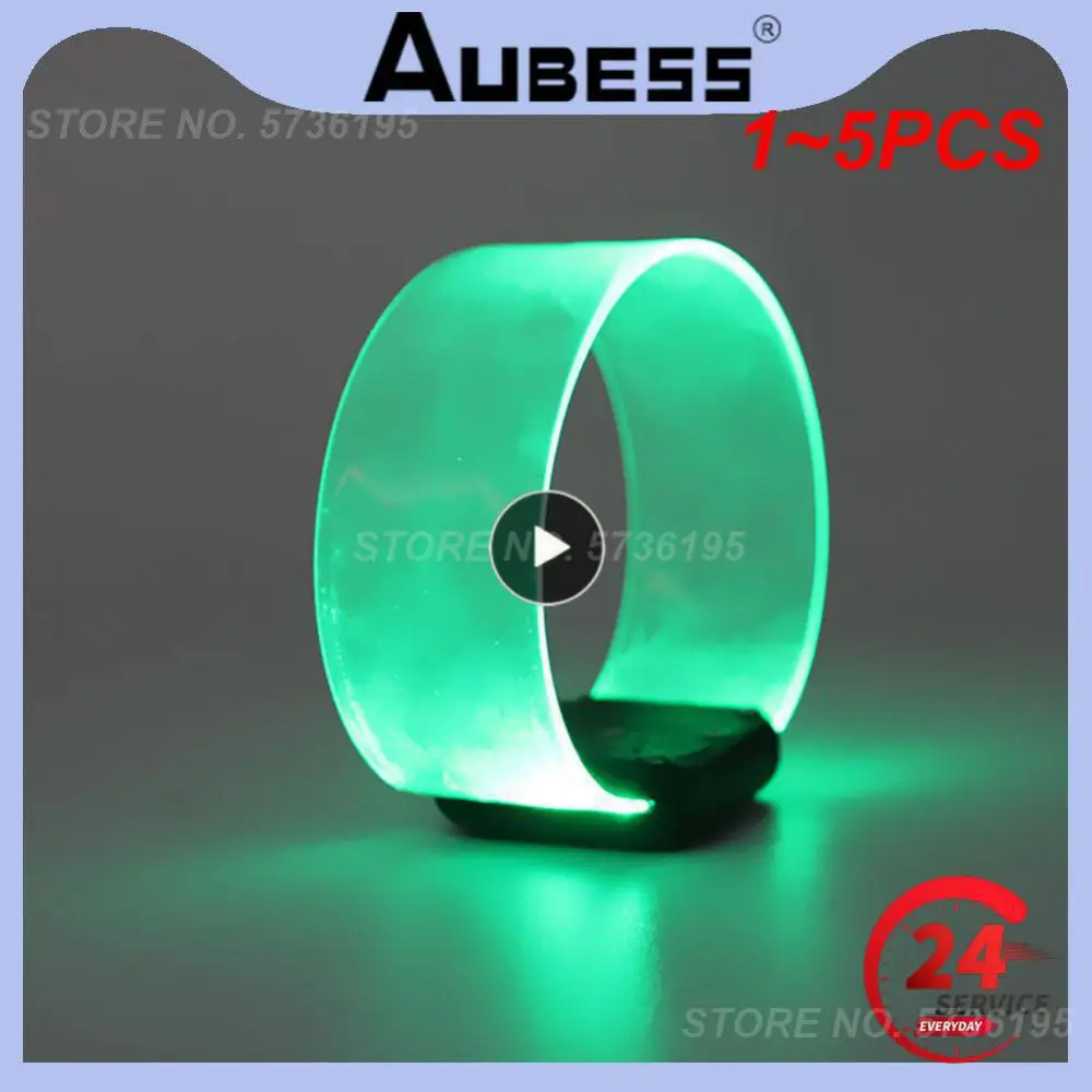 Pulsera luminosa con batería de 1 a 5 piezas, luz Flash rápida para animación, para correr por la noche, para fiesta de Halloween y vacaciones