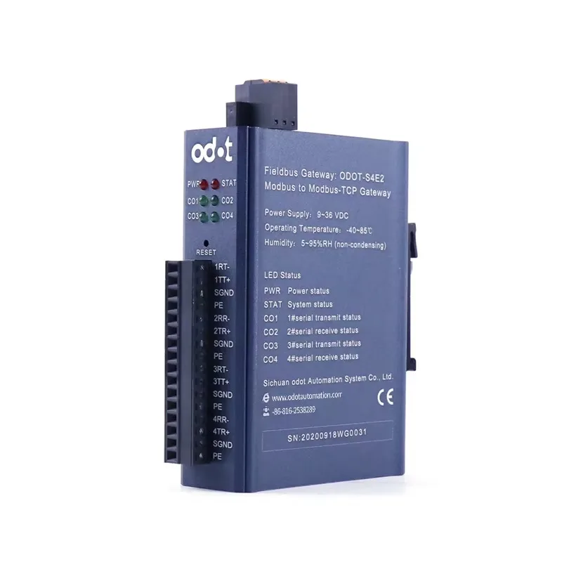 

4 SERIAL MODBUS RTU/ASCII TO MODBUS TCP CONVERTER ODOT-S4E2