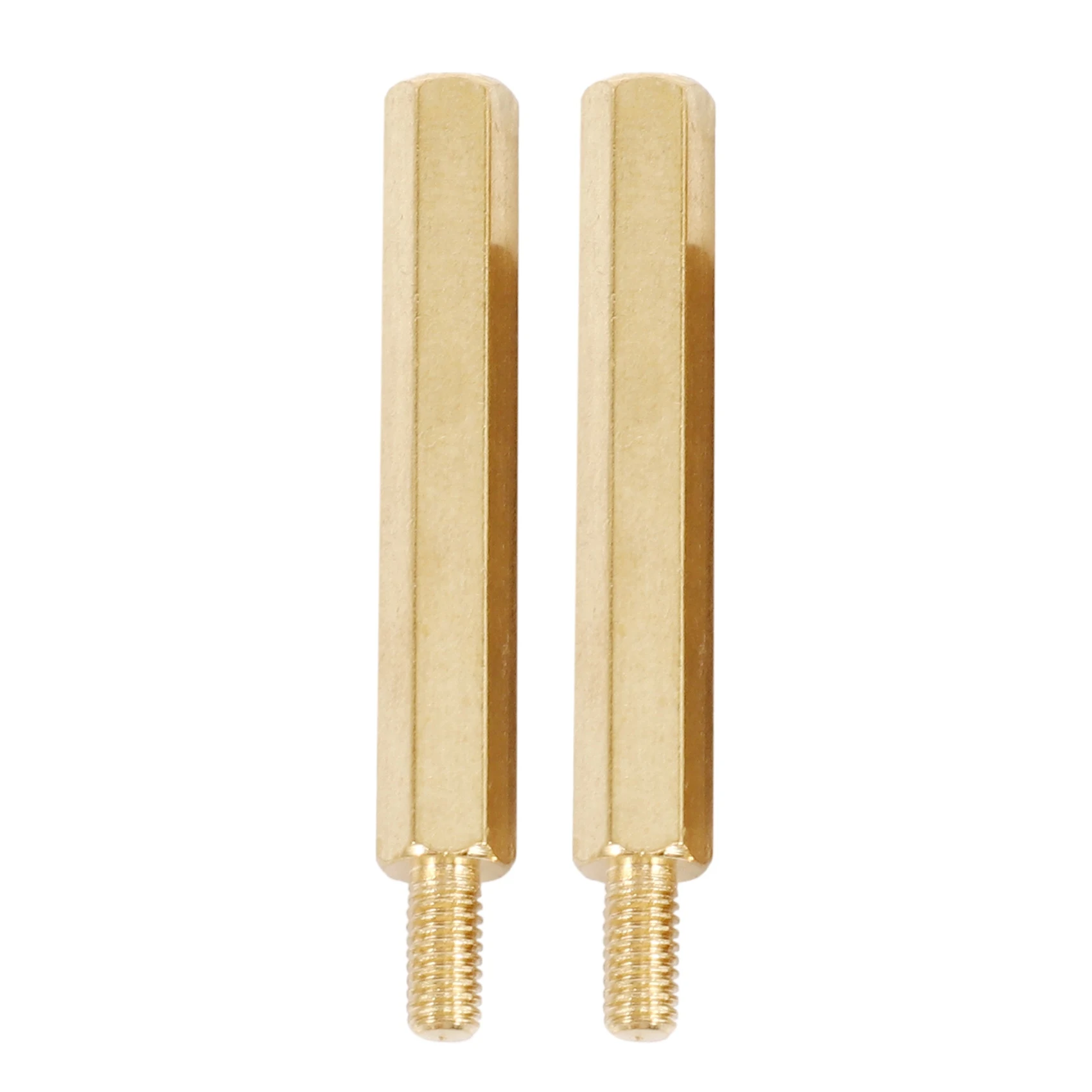 ABZC 30 Pcs M3 Brass Male Female Hex Standoff Spacer, 30mm Length, PCB Pillar, Gold Tone, for Motherboard Support