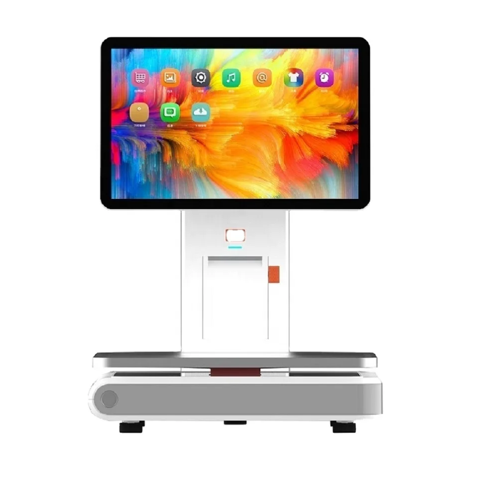 Aurora Y1 Y2 15kg 30kg Electronic PC Scale with Label Printer Weighing Scale with Double Touch Screen