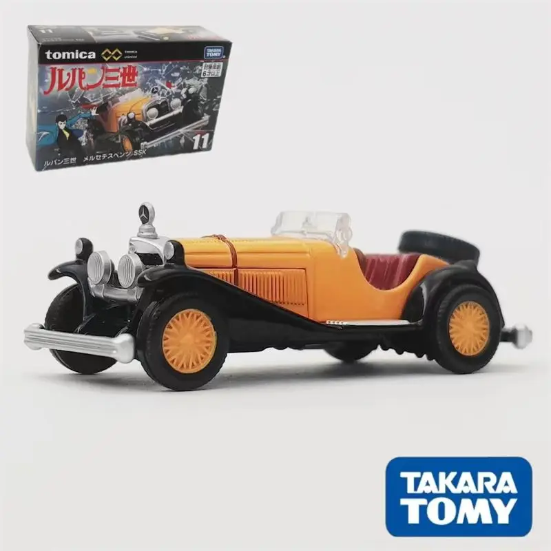

TOMY Tomica Alloy Car Model Lupin the Third Movie Edition Mercedes Benz SSK Vintage Toy Car Collection