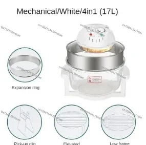 

Phace 110V Glass Visual Large Capacity Multifunctional Air Fryer Convection Oven Halogen Oven Electric Oven