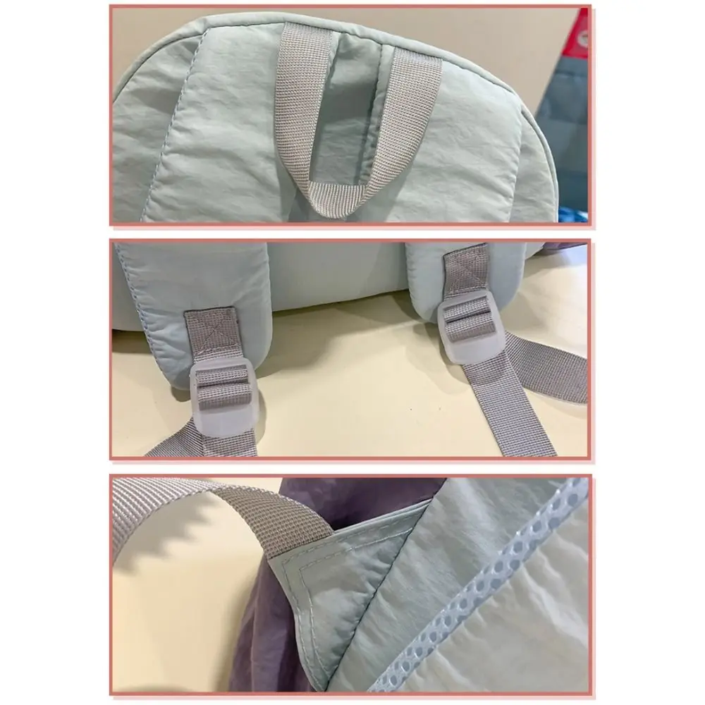 حقيبة ظهر مدرسية من النايلون خفيفة الوزن ومريحة وجذابة للسفر حقيبة مدرسية عصرية مقاومة للماء للاستخدام اليومي