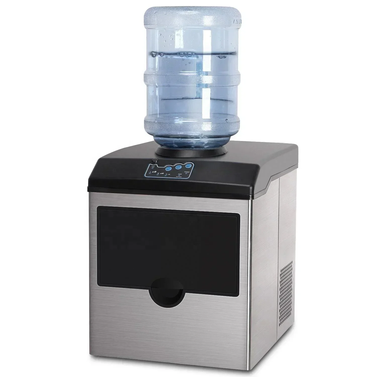 ForIce Block Making Machine 25kg Automatic Countertop Nugget Small Portable Ice Maker Machine For Business Commercial Home