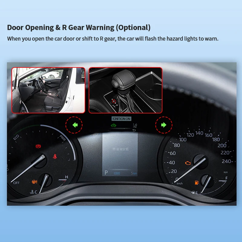 EASYGUARD Comfort Access Touch Door Handle Keyless Entry System Fit for Toyota Sienna with OEM Push to start only view 5