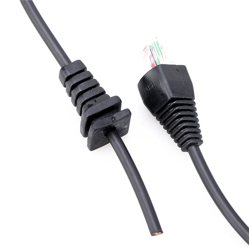 2X Replacment Mic Cable For Yaesu Vertex Microphone MH-67A8J Microphone Cord-Y18A