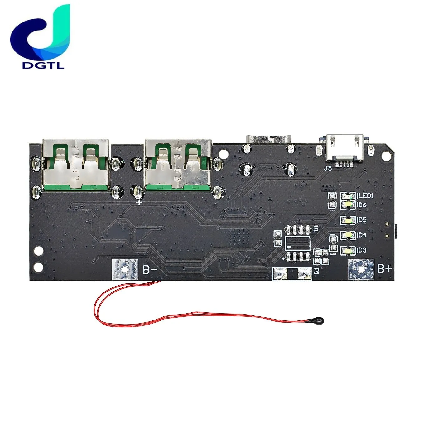 QC4.0 QC3.0 LED double USB 5V 4.5A 22.5W Micro/type-c USB batterie externe Mobile 18650 Module de charge Protection de température/circuit