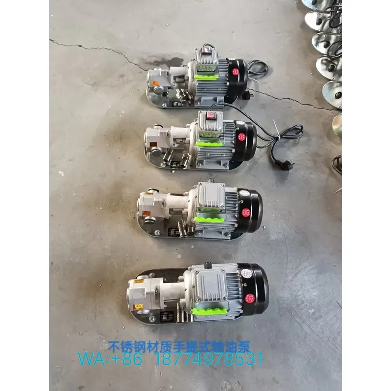 for WCB-30-50-75 Lightweight Stainless Steel Portable Engine Oil Pump Customized OEM Lubricating Gear Pump Delivery